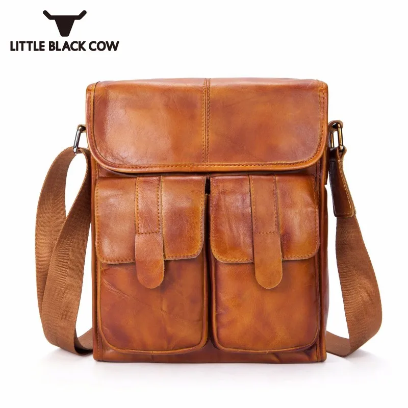 

Shoulder Bag Male Solid Bag Cover Work Men Dangbags High Quality Leather Totes Large Book Messenger Notebook Bags Korean Style