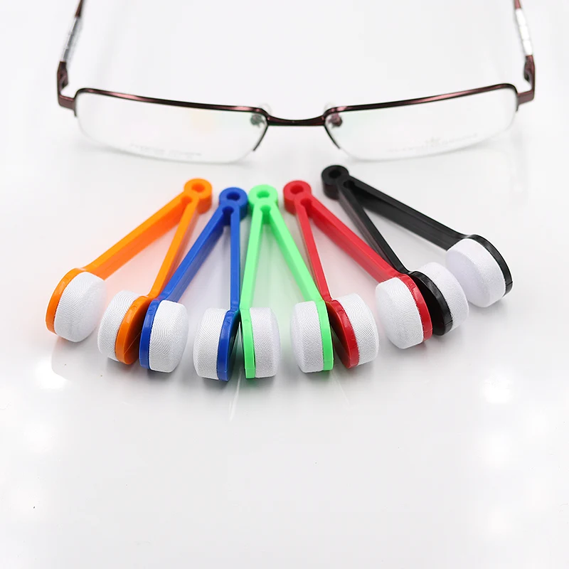 1pc Eyeglasses Cleaning Brush Portable Multifunctional Glasses Sunglasses  Microfiber Sun Glasses Wipe Cleaner Tool Accessories