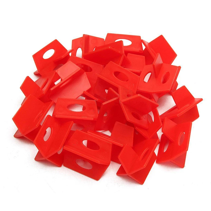 

50pcs 1/16'' Leveling System Tiling 3 Side Cross Spacer Floor Wall Tile Leveling System For Tile Leveling Tools