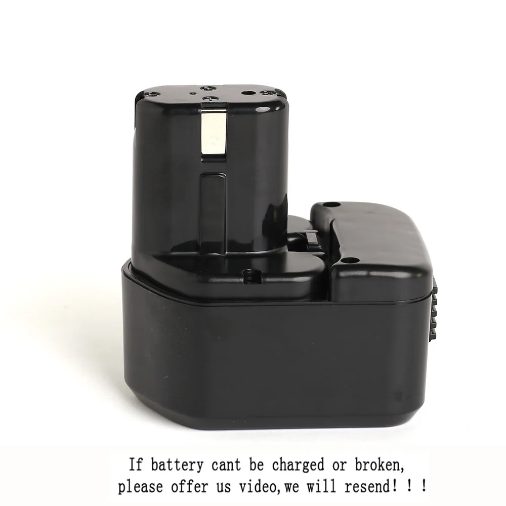 Tanie ELEOPTION wysokiej jakości 2000mAh 12V 2.0Ah baterii dla Hitachi EB1214S 12V EB1220BL EB1212S WR12DMR CD4D DH15DV C5D, DS 12DVF3