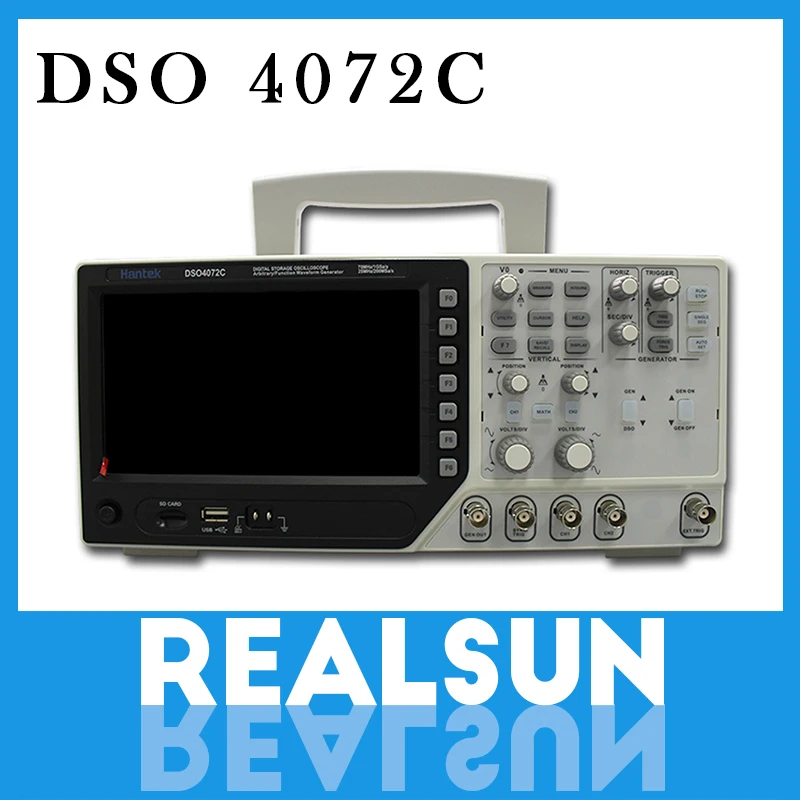 Hantek DSO4072C 2 Channel Digital Oscilloscope 1 Channel Arbitrary/Function Waveform Generator 70MHz 40K 1GS/s 