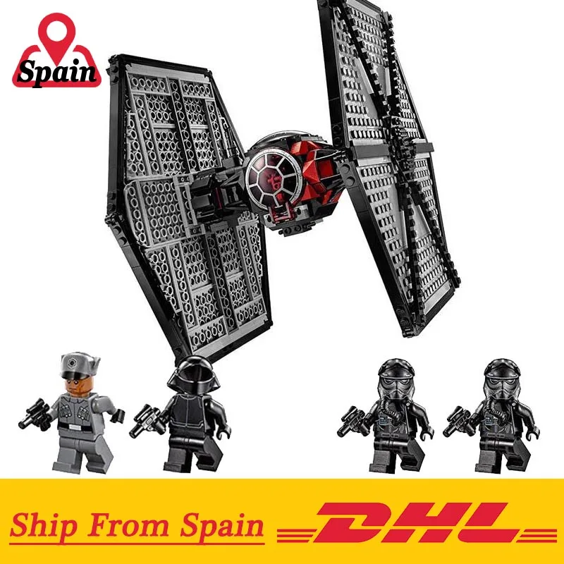 

Star 05005 Wars First Order Tie TIE Fighter Model Compatible with Legoings 75101 Building Block Funny Bricks Kid Boys Gift Toys