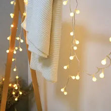 

FS-LED ball String Lights fairy lights ball 5V USB Powered ball string lights ball Wedding Party Bedroom indoor string lights
