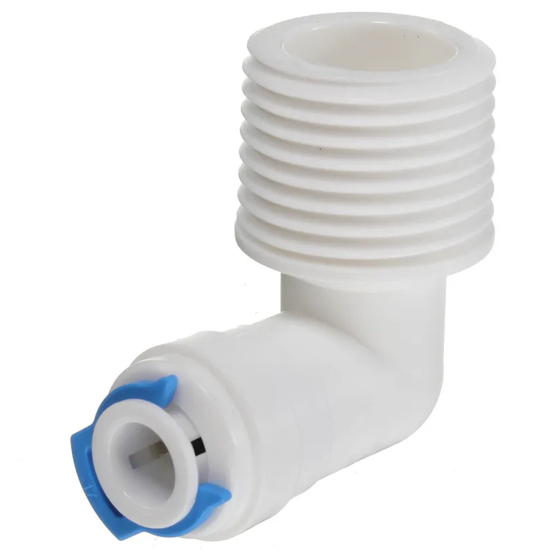 

1/4 To 1/2 Inch Tube Water Purifiers Connector Elbow Quick Connector Reverse Osmosis System Fittings Quick Connector