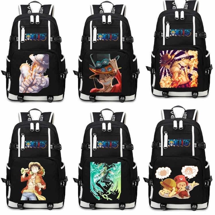 

Adult Boy Girls Anime ONE PIECE Luffy Backpack/Shoulders Bag/ knapsack/computer/laptop backpack school bag
