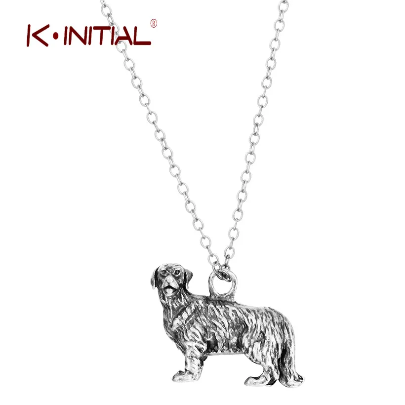 

Kinitial 1pcs 3D Realistic Golden Retriever Necklaces Pendants Animal Dog Breed Charm Necklace Women Fashion Jewelry Accessories