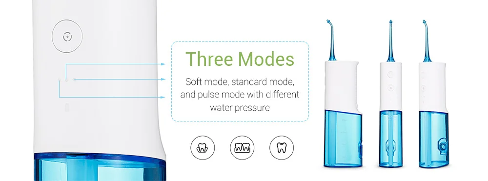 Xiaomi SOOCAS W3 Oral Irrigator  230ml Water Tank Constant Pulse Pressure Jet Cleaning Tooth Mouth Cleaner Irrigator Of the Oral (20)