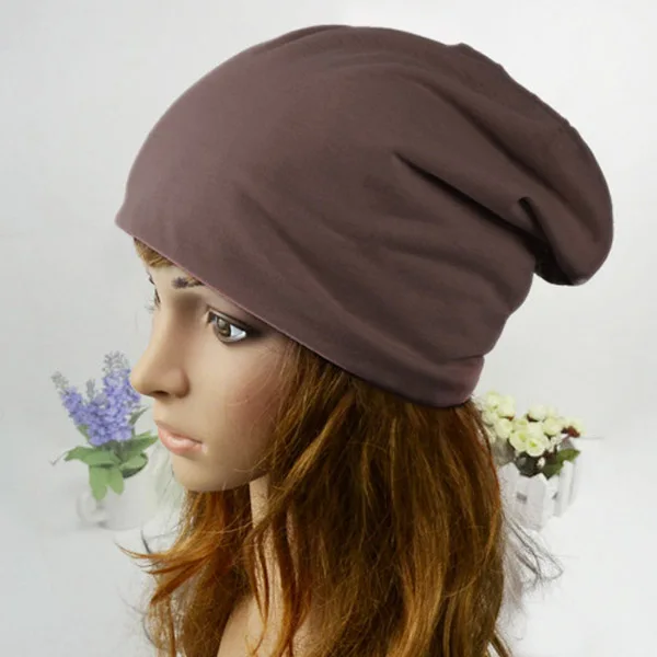 

Casual Solid Color Unisex Hip-hop Cap Beanie Hat Winter Slouch 12 Colors One Size Elastic 60-66cm Elastic
