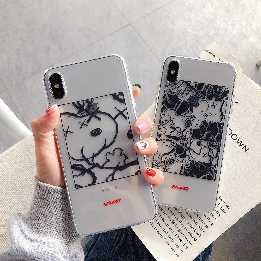 Snoopy бумажная коллекция для iphone 6 6s 6plus plus 7 8 чехол X xr xsmax задняя крышка-чехол