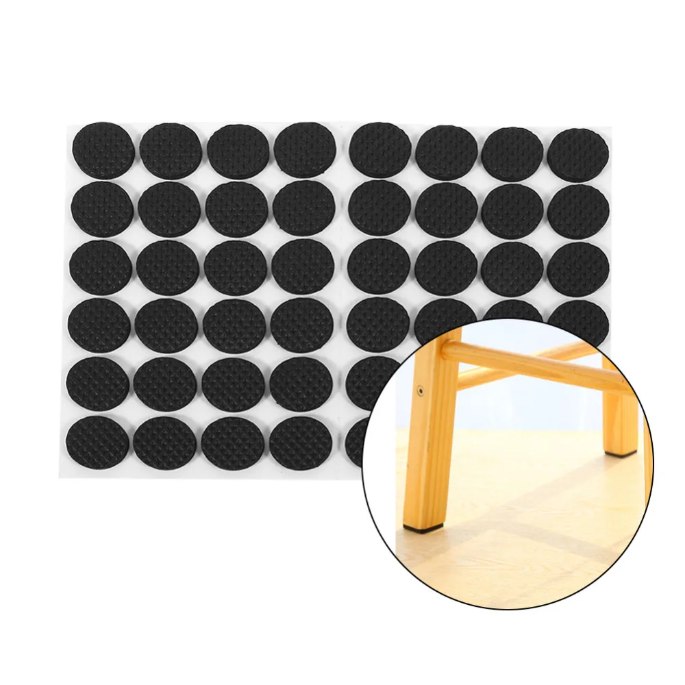 1Pc Adhesive Furniture Chair Table Sofa Leg Feet Non-slip Pads Protector Circle