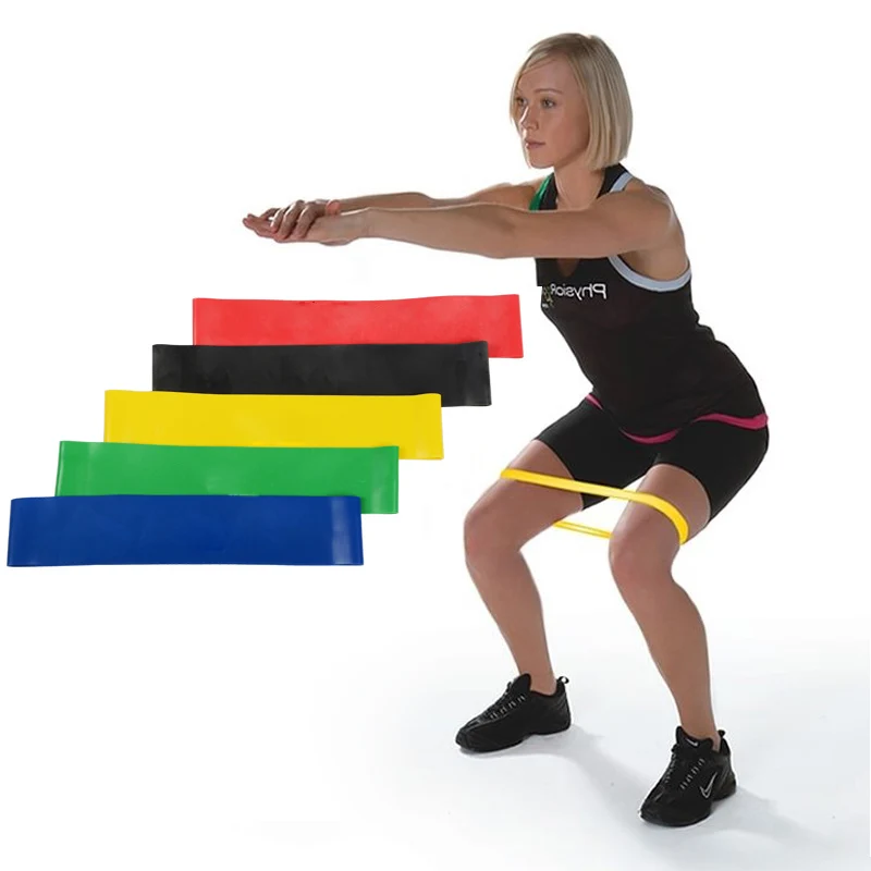 

Nature Latex Loop Resistance Bands Equipment Yoga Crossfit Home Tension Elastic Rubber Band Gym Pilates Fitness Sports Exercise