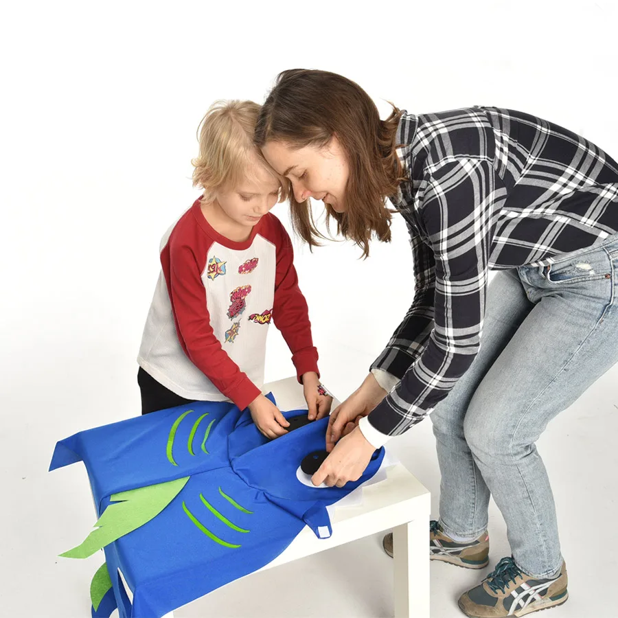 70*70 cm SPECIAL Realistic Shark Costume With Tail For Children's Suits Hat Cosplay Brand Marine Dance Show Accessory Purim Toys