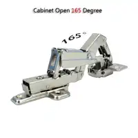 2 PCS A PACK UKE 165 Degree Hydraulic Hinge Soft Closing Door Hinge Safety Damper Buffer For Cabinet Cupboard Furniture