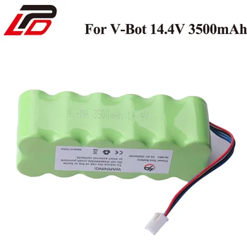

Replacement Battery 14.4V 3500mah NI-NH For V-BOT Sweeper Cleaner TRV11 TVR10 NB88 M8 T270 RV-13 260E Batteria