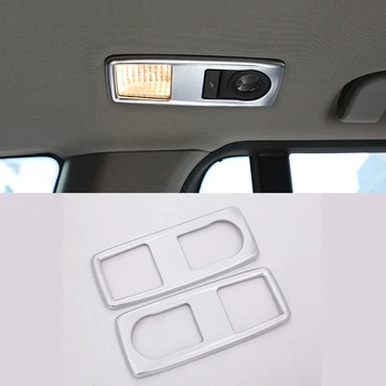 

Two-Piece Silver ABS Chrome Rear Roof Reading Decorative Light Frame For BMW x3 F25 2011-2017