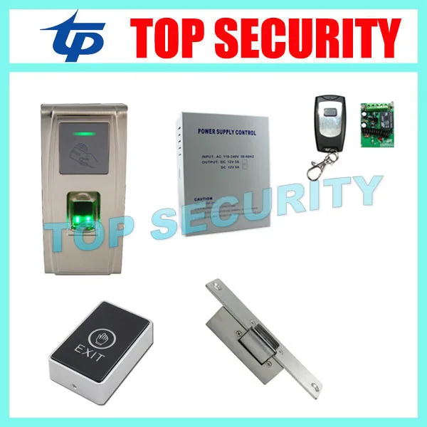 Linux system biometric fingerprint and RFID card time attendance and access control system IP65 waterproof door control lock