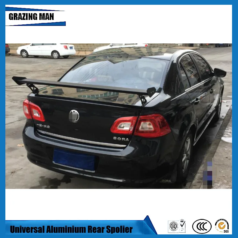 

High quality Universal Aluminum Alloy Flying Wing Modification Special GT Tail sedan Tail Spoilers Wings quality factory