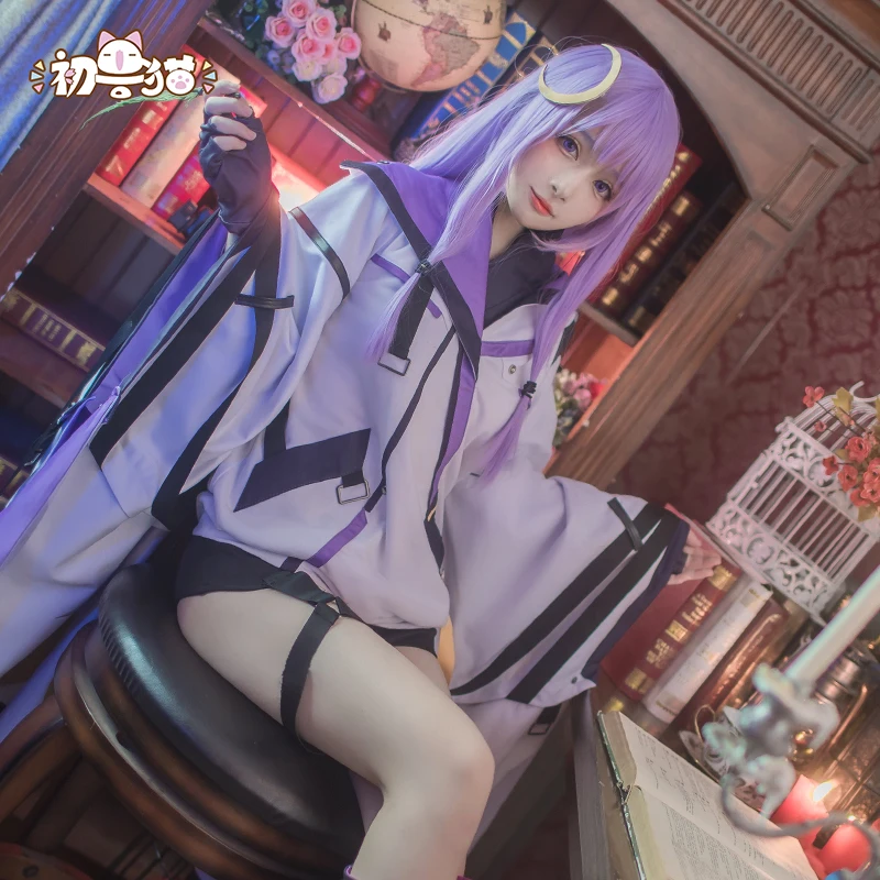 Touhou Project Patchouli Knowledge костюм для косплея униформа Хэллоуина топ + штаны перчатки