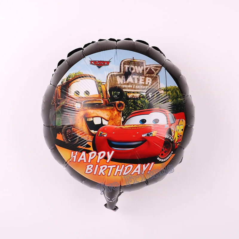 Cartoon Cars Aluminum Foil Party Balloons Kids Happy Birthday Party Decoration Baby Shower Party Supplies Favors 1pc - Цвет: 4balloon 1pc