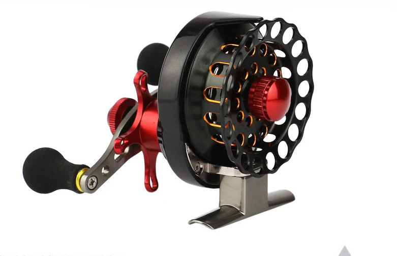 Pesca com Mosca Carretel de Pesca de Arremesso Jangada de Gelo de Metal Carretel de Pesca 4 + 1bb Roda Jangada Carretel Esquerda Direita 3.5: 1 Peche Fal-metal - 8 Carretilhas de pesca