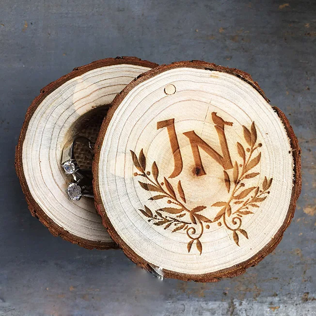 

WoodenRustic Ring Box | Ring Bearer Box Wedding Keepsake Box | Engagement Ring Box