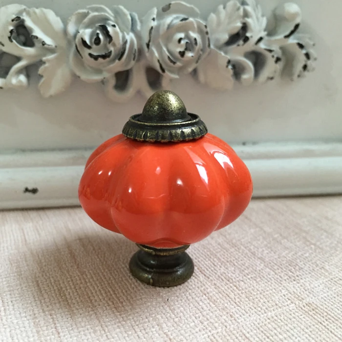 Porcelain Door pull knob Ceramic Dresser Drawer knob Kids Nursery Room