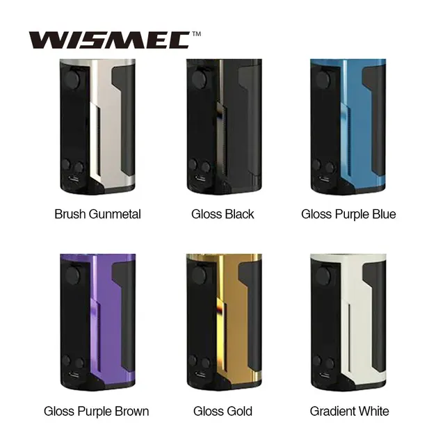 Оригинальный wismec reuleaux RX GEN3 двойной 230 Вт MOD W/1,3-дюймовый большой Экран Max 230 Вт Выход Mod для гномика King Танк против RX GEN3