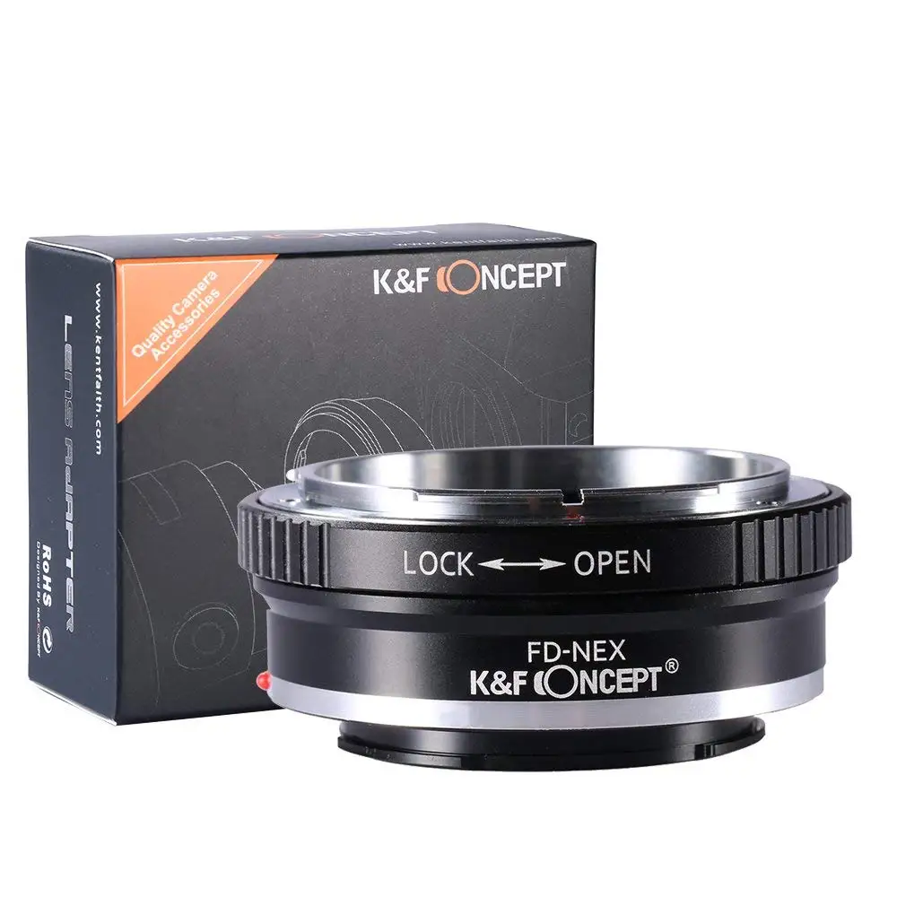 

K&F Concept Lens Mount Adapter FD to NEX For Canon FD FL Lens to Sony NEX E-Mount Camera for Sony Alpha NEX-7 NEX-6 NEX-5N NEX