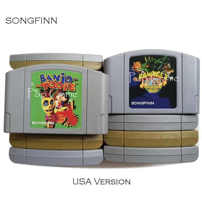 

Banjo Tooie Rampage 2 Legend Kart Majors Mask Bros Series Cartridge Party English Language for 64 bit NTSC Video Game Console