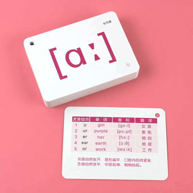 48 шт./компл. Международная Phonetic английская обучающая карта Flashcard развивающая игра