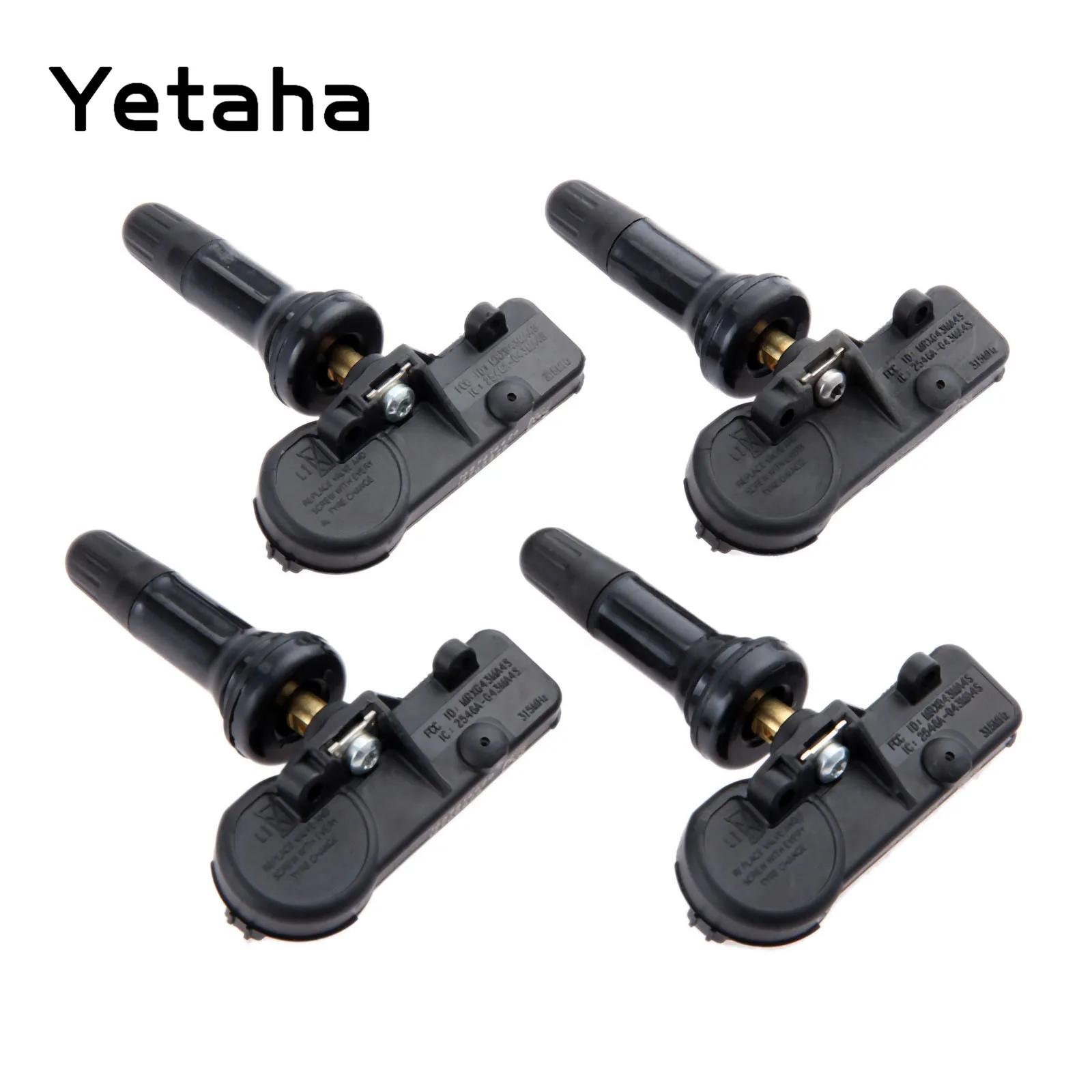 

Yetaha New 4Pcs TPMS Seasor Tire Tyre Pressure Monitoring System For Chevrolet Cadillac Buick GMC 12768826 22854866 High Quality