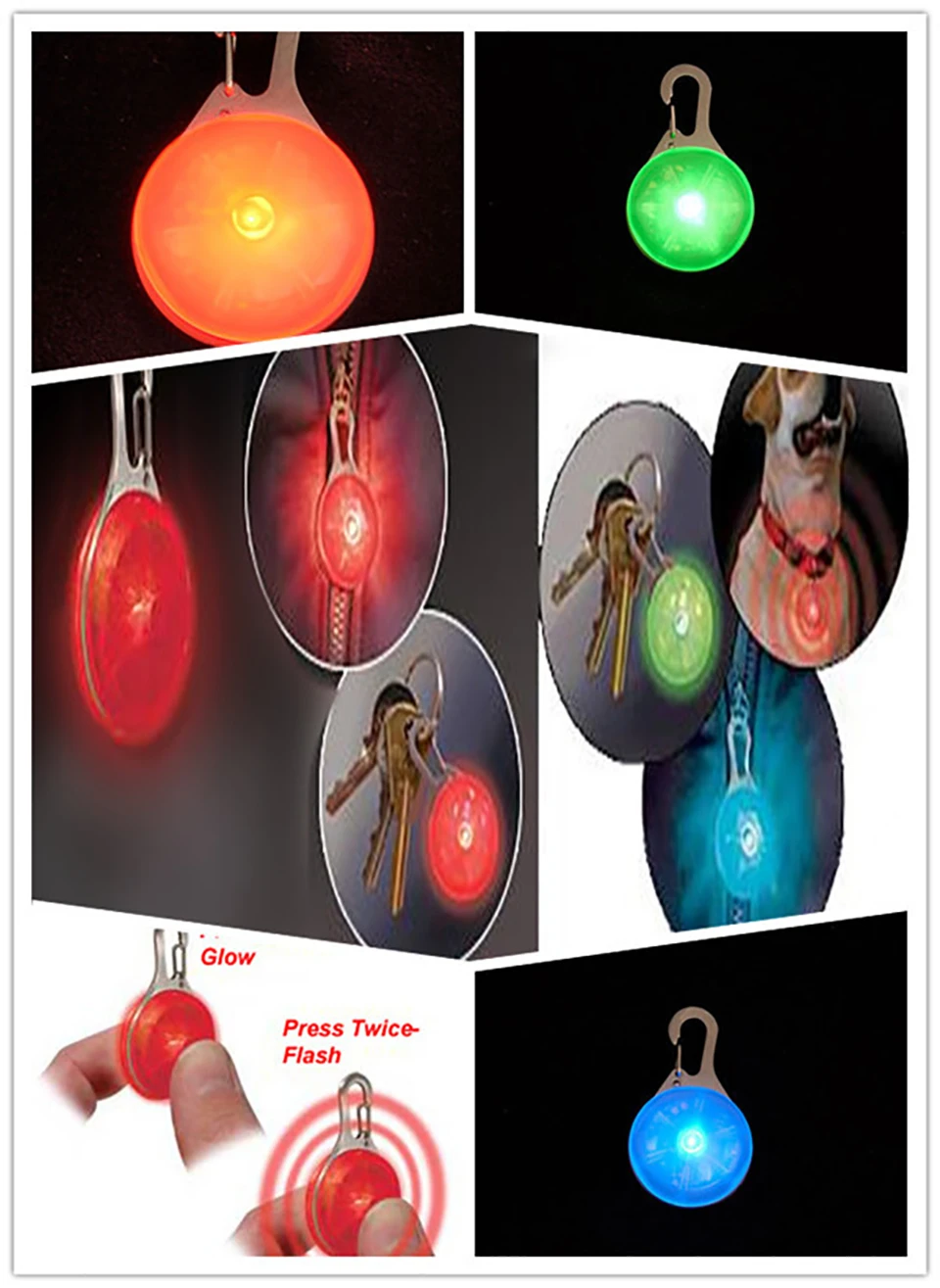 Светодиодная светящаяся Подвеска для собак, кошек, домашних животных, безопасная Ночная ходьба, ID светильник, ошейник для собак из мультфильма, аксессуары, мигающие брелки, товары для домашних собак