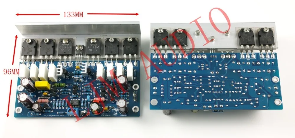 L25 250 Вт+ 250 Вт 8ohm класс AB KEC KTB817 KTD1047 2SA1186 2SC2837 усилитель завершенная плата с радиатором LJM