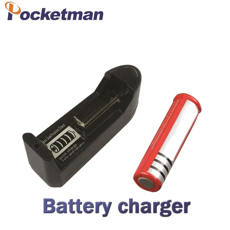 

18650 3.7V Rechargeable Li-ion Battery + EU/US Plug AAA AA 18650 14500 10440 Universal Charger for Led Flashlight Torch Headlamp