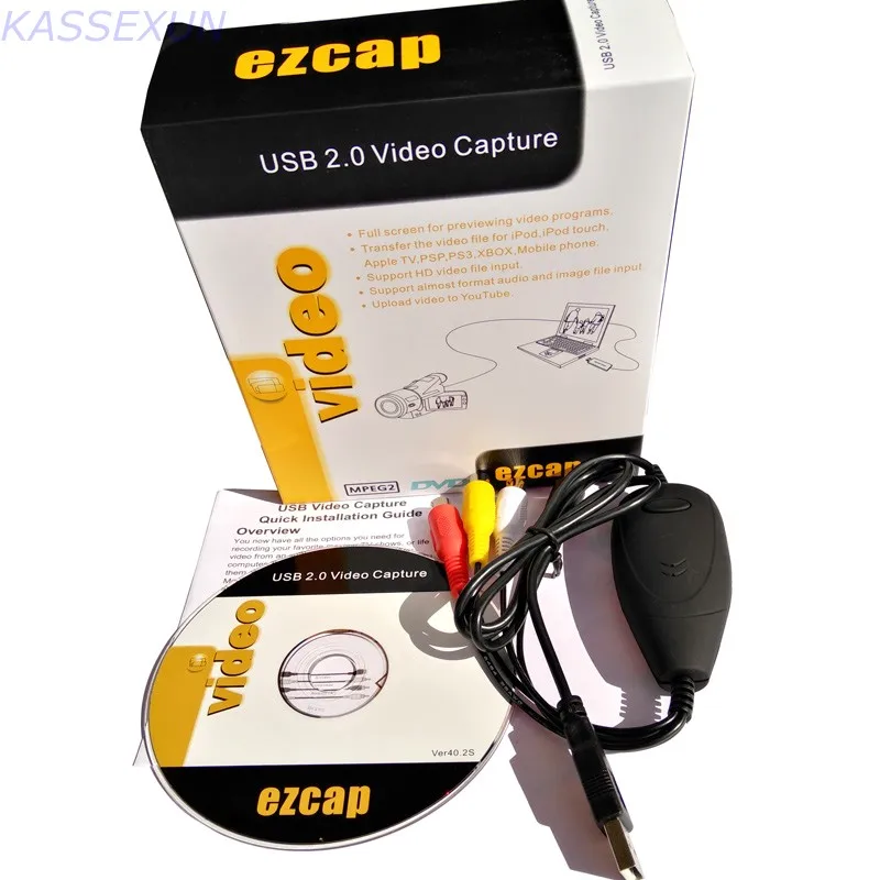 Новинка 2017 USB2.0 конвертер для видеозаписи преобразует любой аналоговый RCA вход в