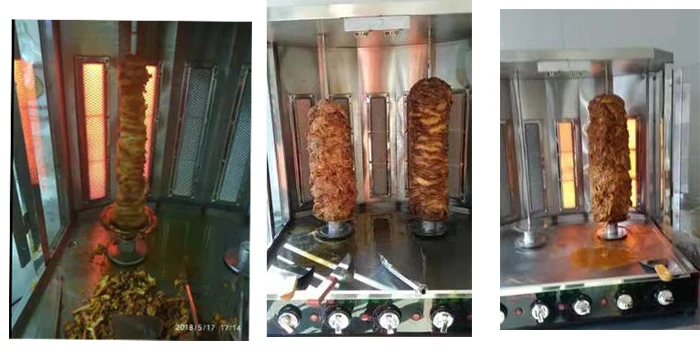 Газовый Donerkebap барбекю doner kebap шаурма гриль для мяса, газовая вертикальная машина для гриля для мяса, мелкий Гриль-Бройлер