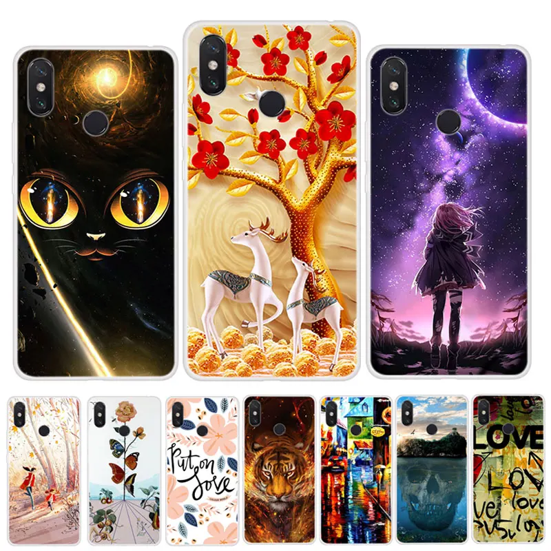 Case For Xiaomi Mi Mix 3 Cover Silicone Print Soft TPU Back Cover For Xiaomi Mi Mix 3 Case 6.39 Coque funda Mi Mix3 Phone Cases