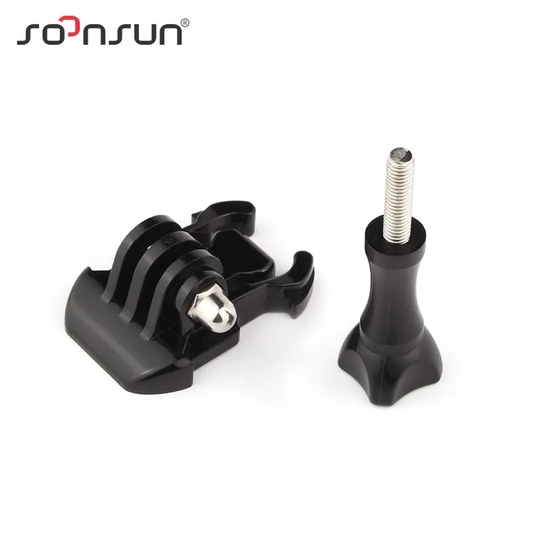 

SOONSUN Quick Release Tripod Bracket Mount Adapter Basic Buckle Mount w/ Screw for GoPro Hero 7 6 5 4 3+ for SJCAM for Xiaomi Yi