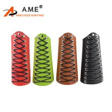 1Pc Archery Arm Guard Protector Gear Glove Adjustable Leather Cover Straps Bow And Arrow Outdoor Shooting Hunting Accessories