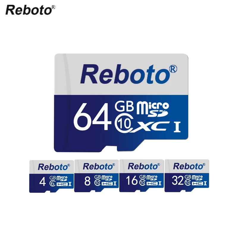 Купить Горячая Micro SD Card 64 ГБ 32 ГБ Microsd UHS I Class 10 высокая Скорость карты памяти 16 ГБ 8 ГБ C10 Reboto TF карты для смартфона