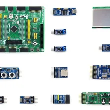 Open205R-C пакет B = STM32 макетная плата, STM32F205R ARM Cortex-M3 STM32F205RBT6 MCU+ 2,2 дюймов 320*240 сенсорный ЖК-дисплей+ 10 модуль комплект