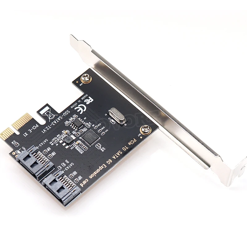 PCI E Express SATA 3 0 карты расширения с кронштейном 2 Порты и разъёмы III SSD sata 6 Гбит