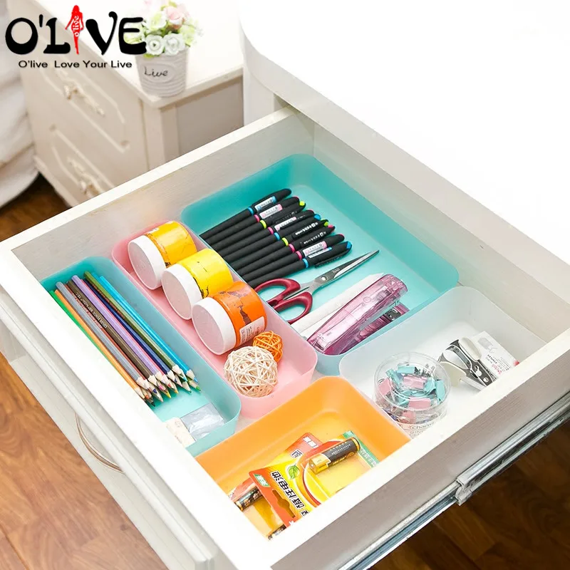 

Multifunction Drawer Organizer Transparent Plastic Storage Box Separator For Drawer Desktop Makeup Container Cosmetics Holder