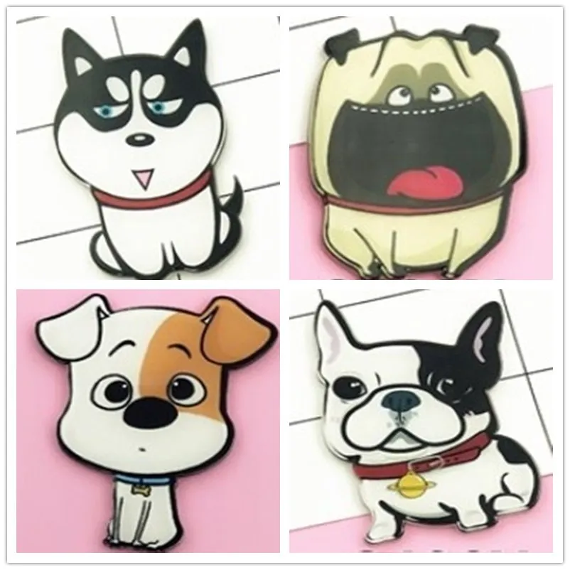 1 шт. Kawaii мультфильм животных Собака Хаски Значки для рюкзак акриловые одежды