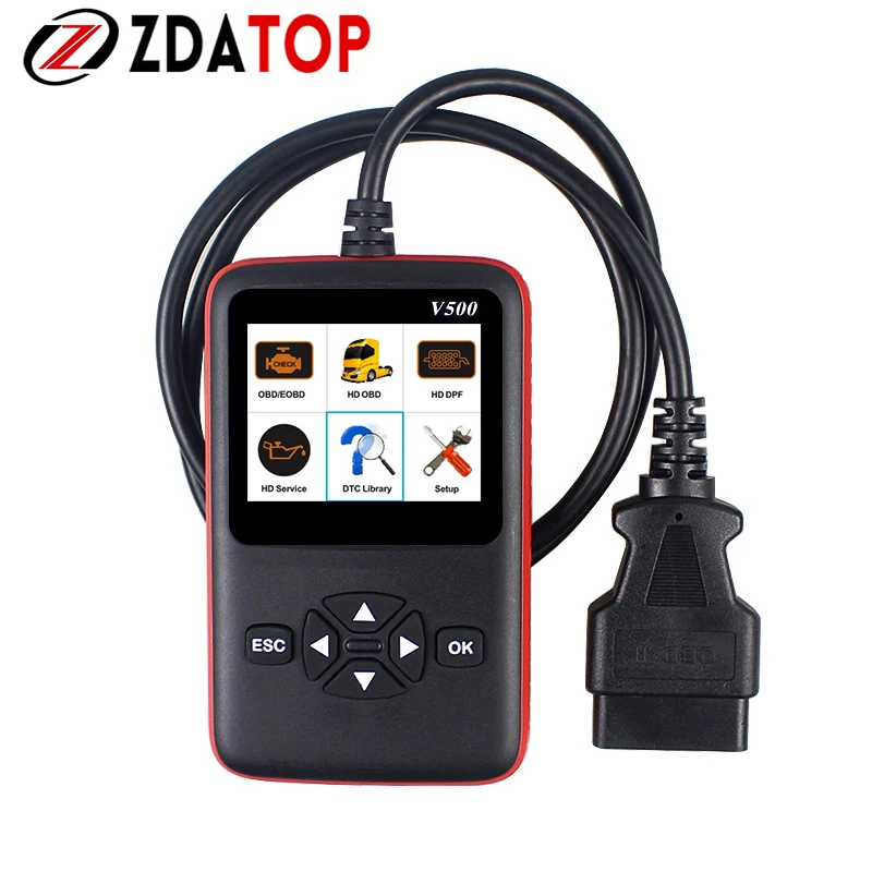 

V500 Code Reader Tool For Heavy Truck Scanner Diagnostic Tool For Truck Same X431 CR-HD Device