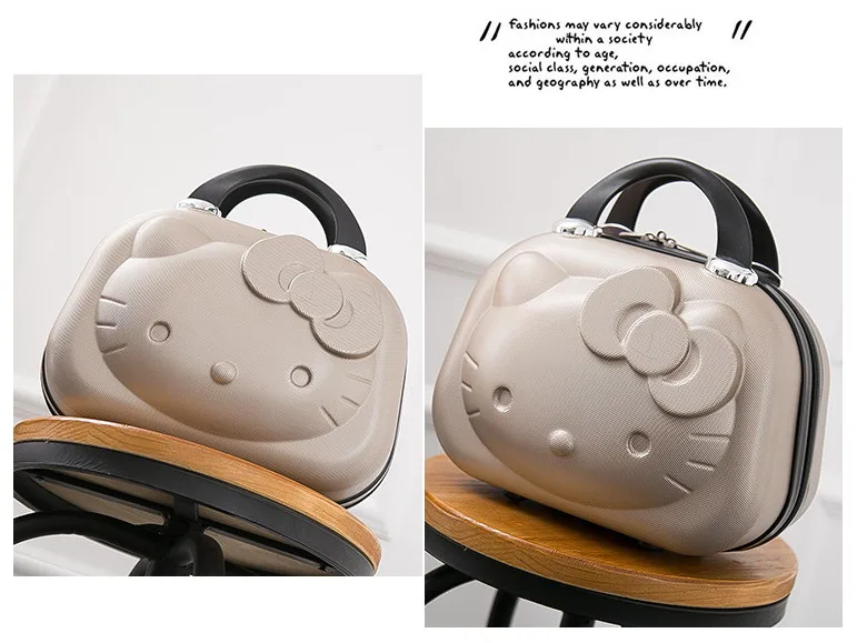 Последняя модель 3 dhello Китти с новейшим дизайном разные цвета могут быть выбраны детская дорожная сумка для взрослых Портативный чемоданы
