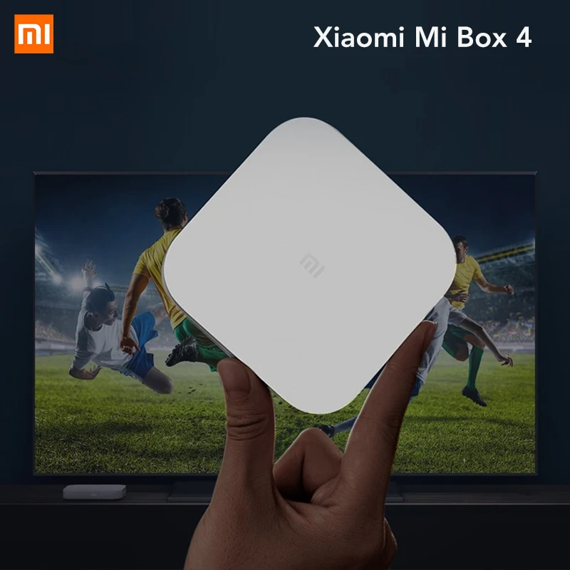 

Chinese Version Xiaomi Mi Box 4 Smart Android TV Set-Top Box Bluetooth 4.1 2GB RAM + 8GB ROM 2.4G Wi-Fi 4K HDR