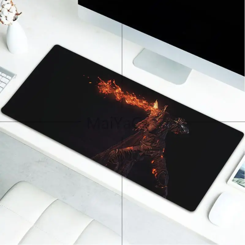 MaiYaCa ваши собственные коврики Dark Souls Удобная мышка коврик игровой коврик для мыши большой утолщенный удобный влагозащищенный игровой резиновый коврик для мыши - Цвет: LockEdge 30x80cm