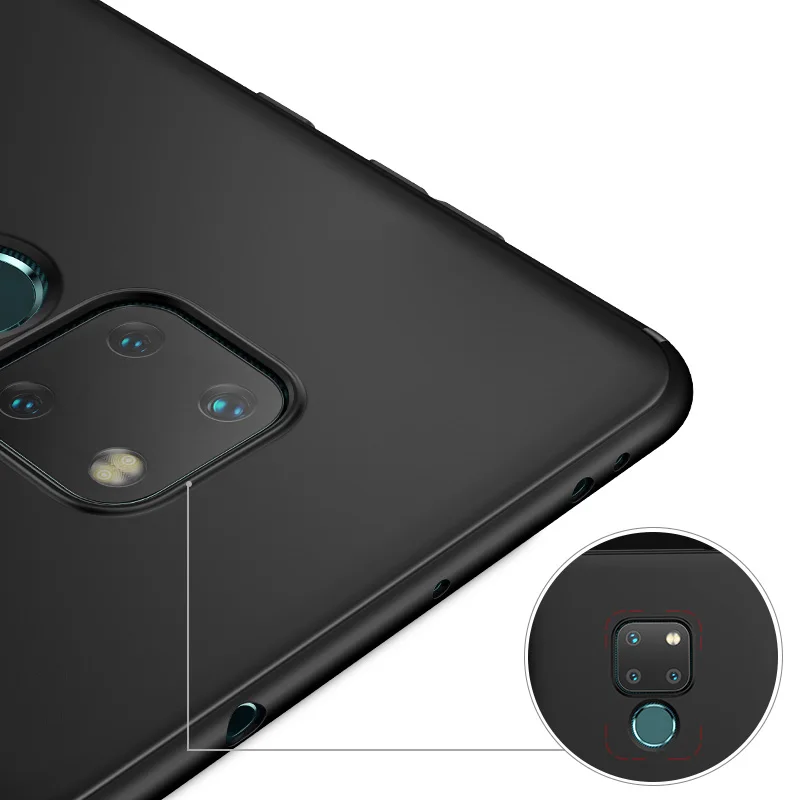 Матовый чехол для huawei mate 20x, силиконовый Ультратонкий чехол из ТПУ mofi, черный чехол, защитный чехол для huawei mate 20 X