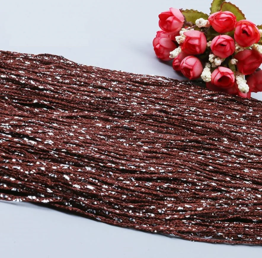 

Shiny Tassel Flash Silver Line String Door Window Curtain For Home Hotel Wedding Party Decoration Supplies